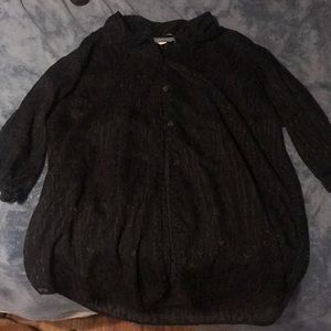 Black Sheer Blouse